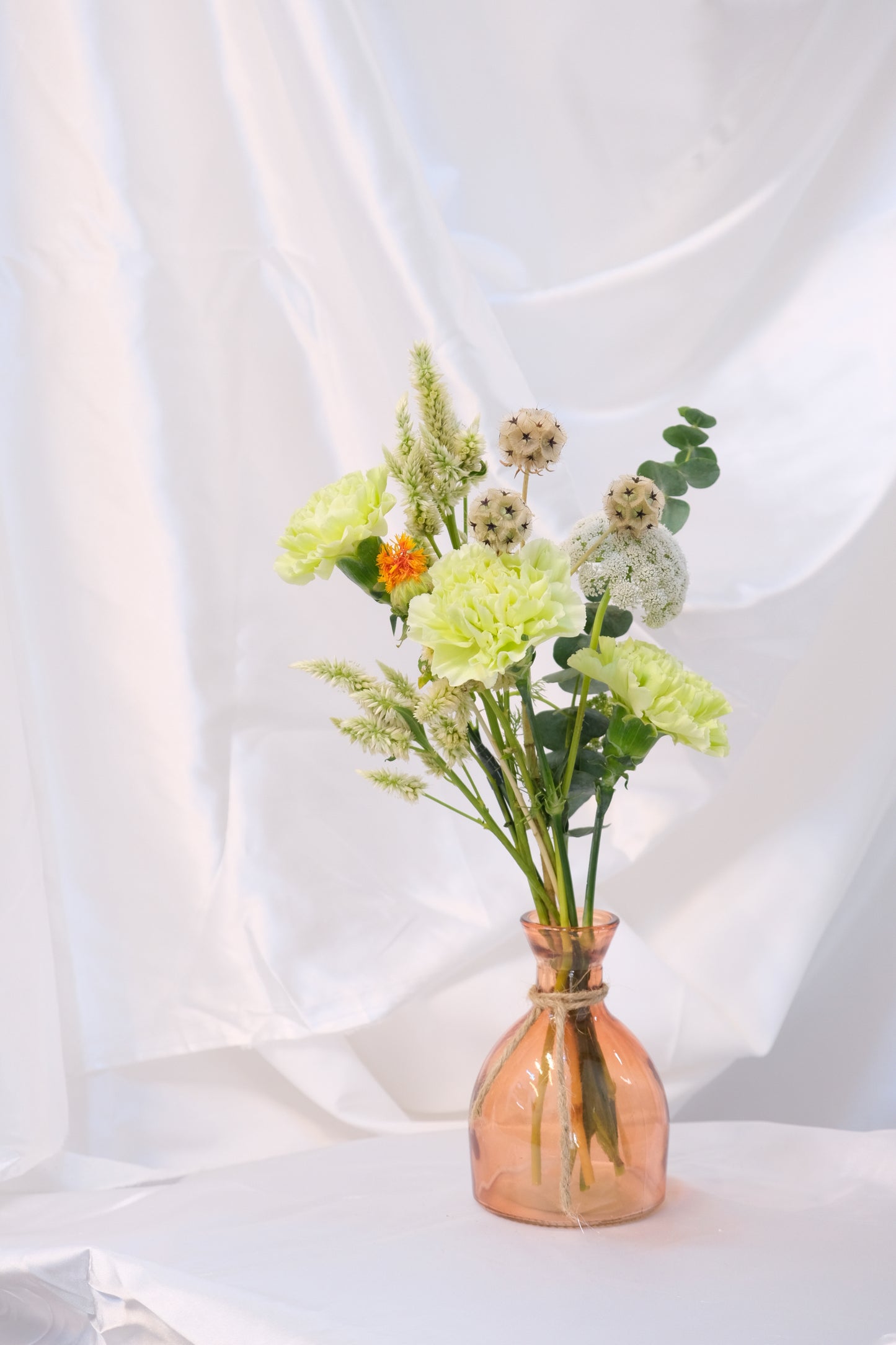 Mini silvestra en tonos verdes