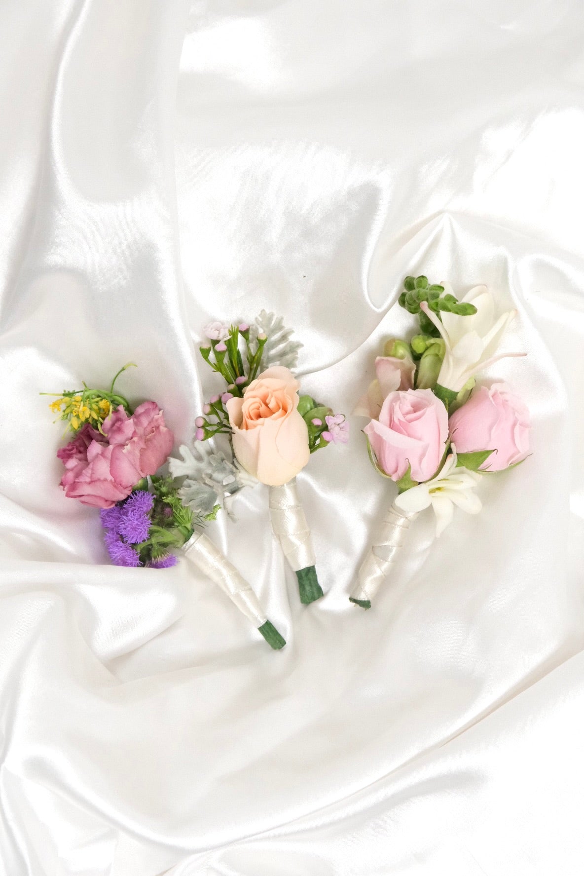 Bouquet estilo circular de flores frescas